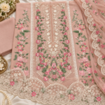 Aneela’s BR-1530 Embroidered Viscose 3 Piece Suit - Image 5