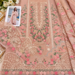 Aneela’s BR-1530 Embroidered Viscose 3 Piece Suit - Image 7