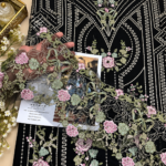 Maria.B BR-1504 Black Embroidered Viscose 3 Piece Suit - Image 3